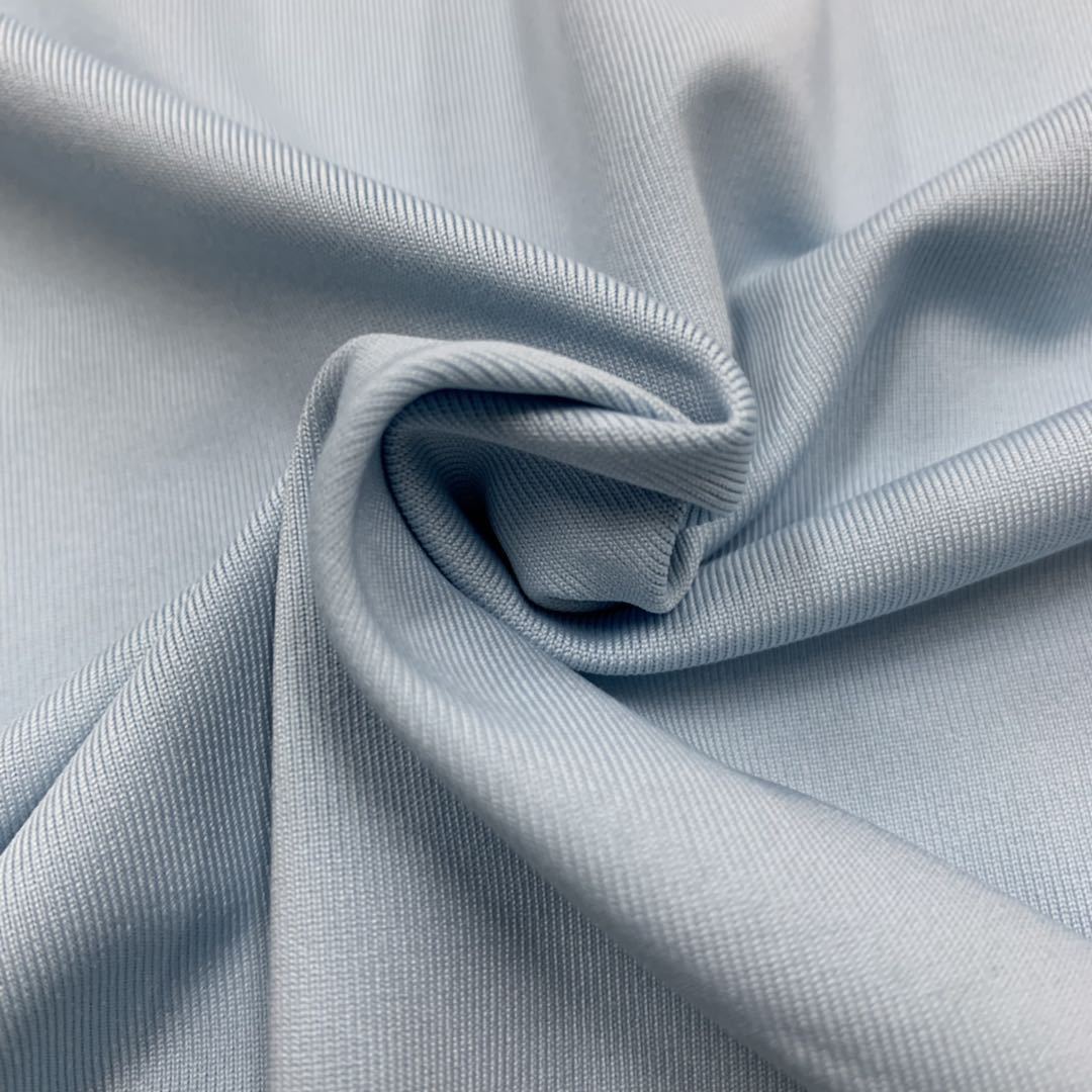 厂家供应 150d/144f涤氨汗布 全涤弹力针织汗布