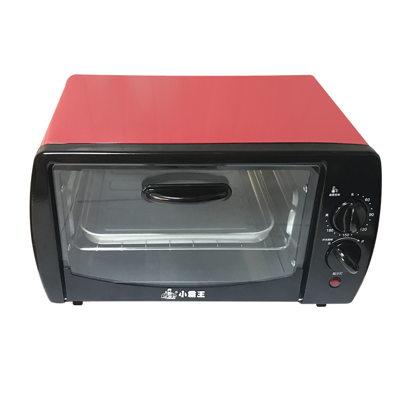 多功能小霸王电烤箱家用 12l两层烤箱 烘培面包披萨迷你定制烤箱