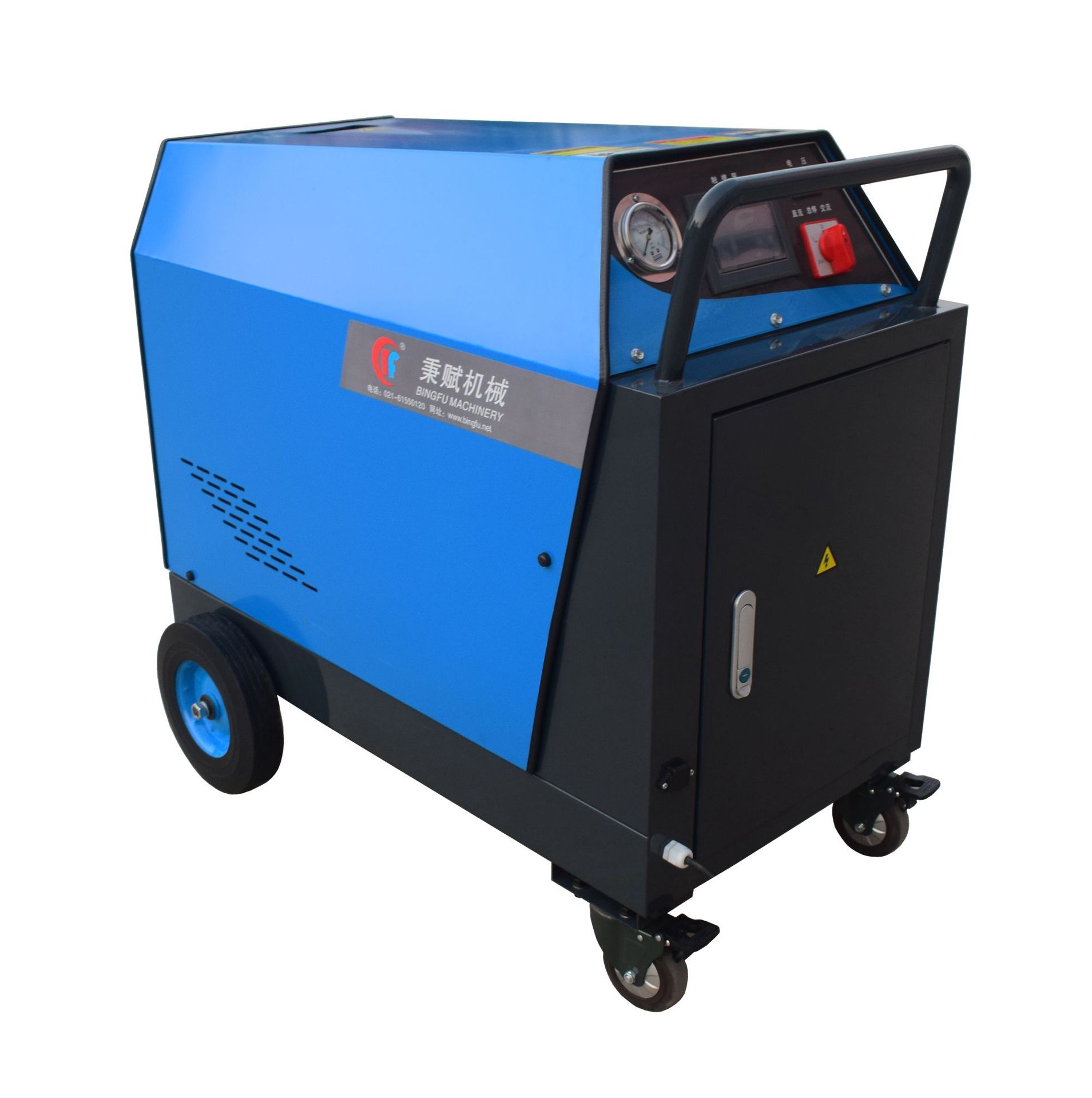 移动式蒸汽洗车机 商用蒸汽清洗设备 柴油款高压蒸汽清洗机