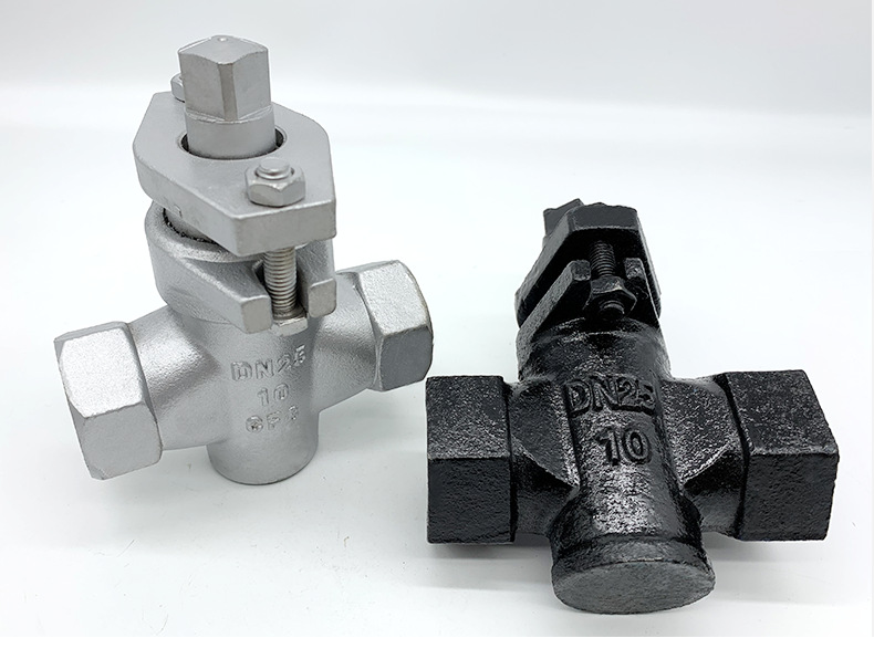 x14w-10铸铁丝扣三通旋塞阀 内螺纹三通旋塞阀 15 20 25 32 40 50