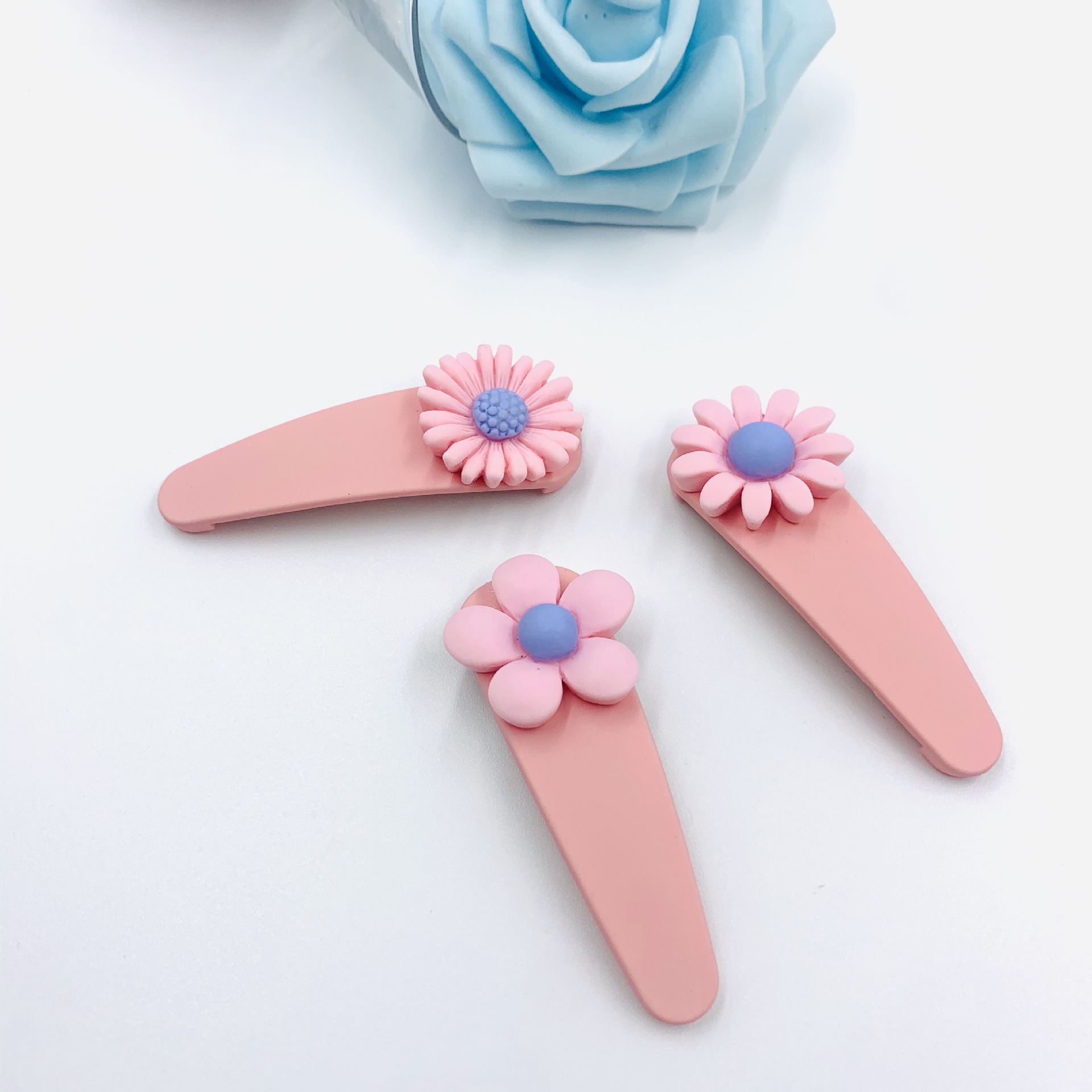 韩版泫雅风小花bb夹边夹新款韩国ins风网红发卡儿童发饰发夹