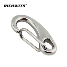 RICHWITS 不锈钢弹簧钩 蛋形钩 月眉钩 蛋扣 钥匙扣