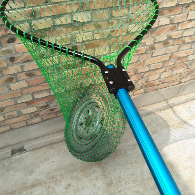 鲟鱼青鱼大物抄网巨物抄网进口铝合金特大网兜巨物渔具垂钓用品