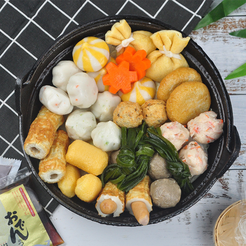 日式关东煮食材组合速食串串小火锅半成品套餐罗森便利店汤料包