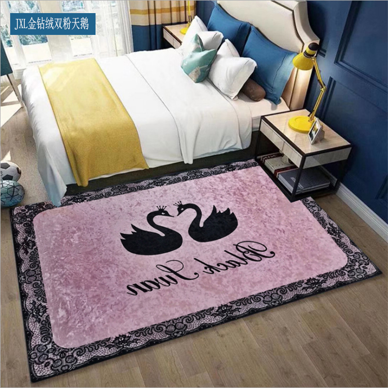 Modern Minimalist Furnishings Living Room Diamondmax Velvet Carpet Bedroom Kitchen Sofa and Carpet Children's Cartoon Printed Carpet