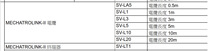 MECHATROLINK-Ⅱ SV-LA5 SV-1 SV-2 SV-3 SV-4 SV-5 SV-10 SV-20