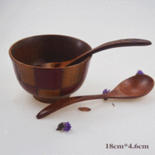 长期销售 手工雕刻木勺 创意小汤勺 日式木勺 弯柄小勺