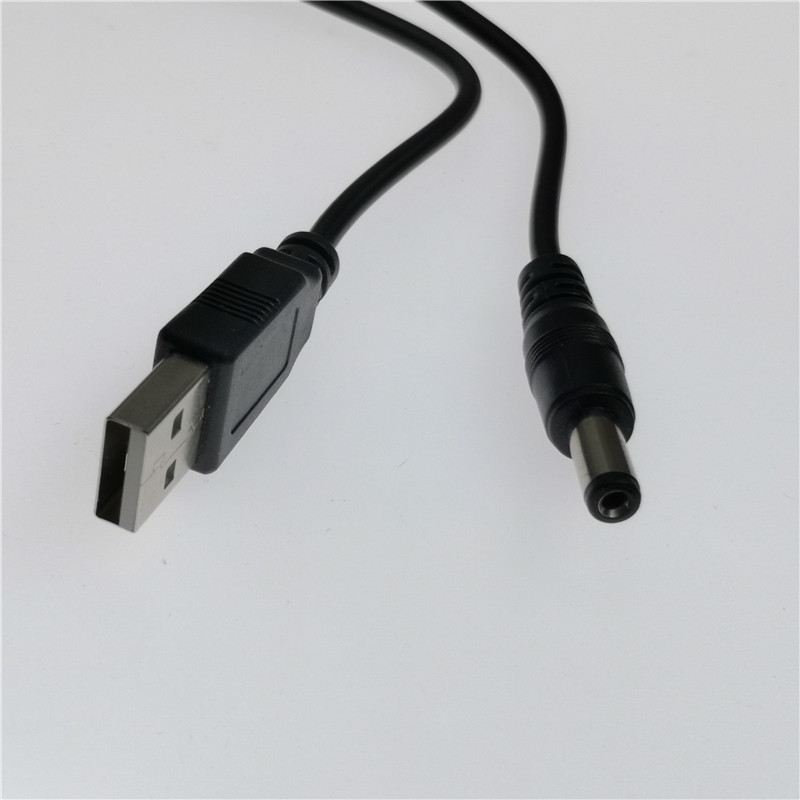 1mm电源线dc4.0*1.7mm圆插头usb电源线充电线直流供电线
