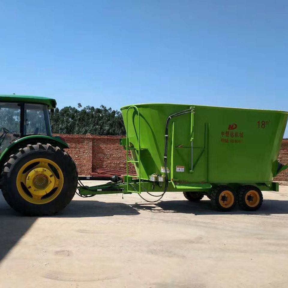 厂家直供牵引式tmr饲料搅拌机 牛场设备自走tmr搅拌机