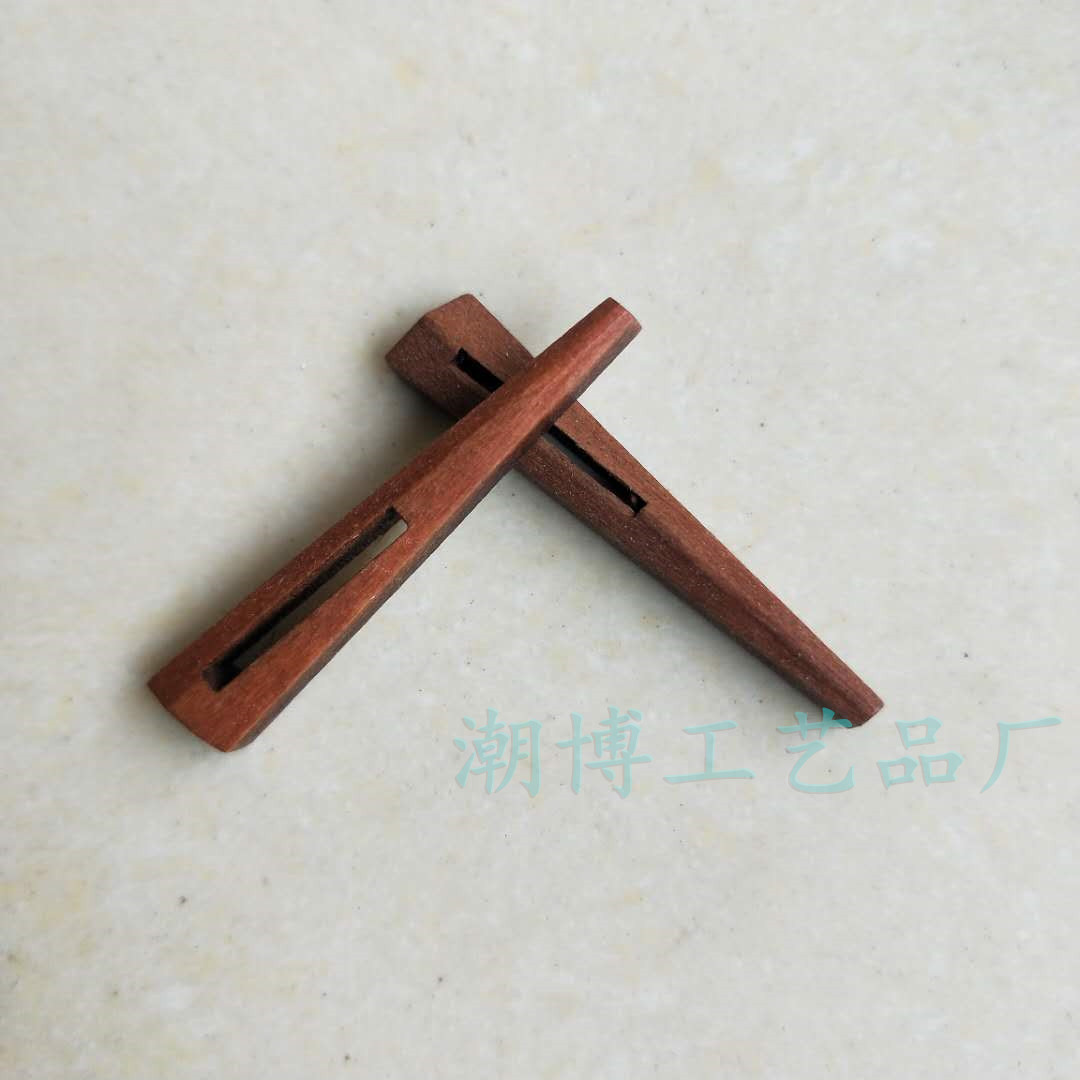 厂家定做 木质骨签骨别子档案扣插销 首饰盒锦盒饰品配件批发