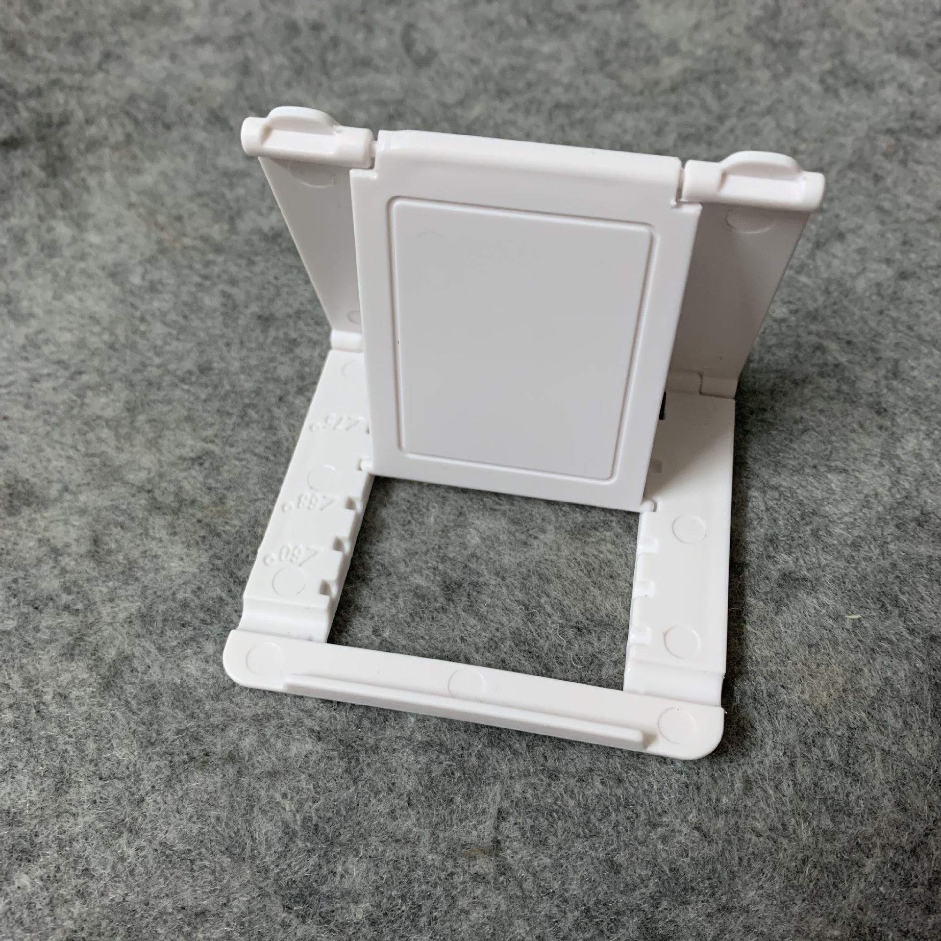 厂家礼品折叠桌面手机塑料方支架 便携创意支撑架手机平板 手机座