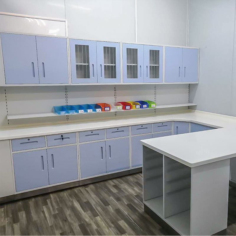 西药柜诊所药店医疗柜调剂柜配药柜不锈钢操作台医院药品柜子