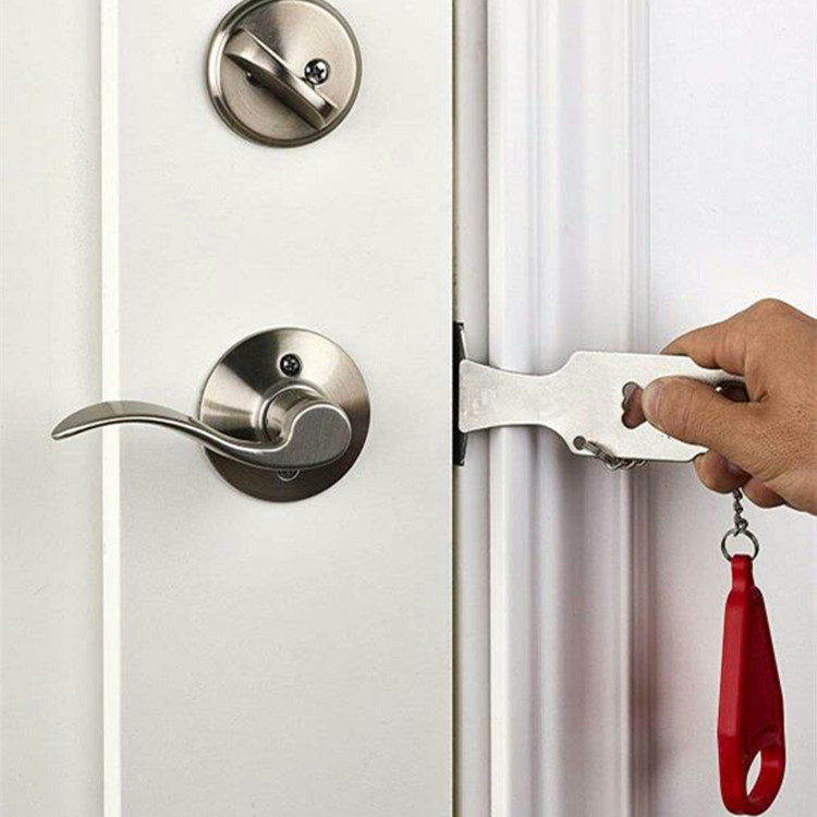 portable lock便携式门扣锁 临时房门档 顶门器阻门器 旅行防盗锁