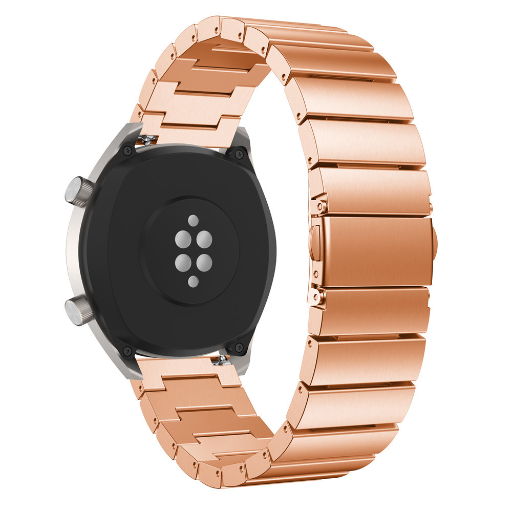 适用华为手表gt gt2 watchb5 智能手表带一珠金属不锈钢表带 现货