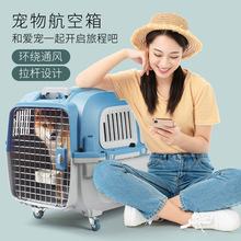 厂直航空箱猫笼子便携外出狗狗宠物外出托运箱空运箱运输箱航空箱