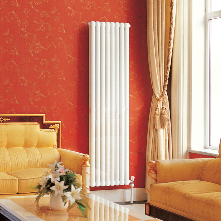 暖气片厂家供应 钢二柱暖气片 家用壁挂式钢暖气片立式水暖散热器