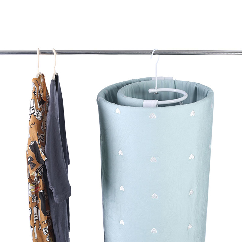 【实惠】空心被单架晒床单晾被子圆形螺旋衣架被单阳台圆圈可批发