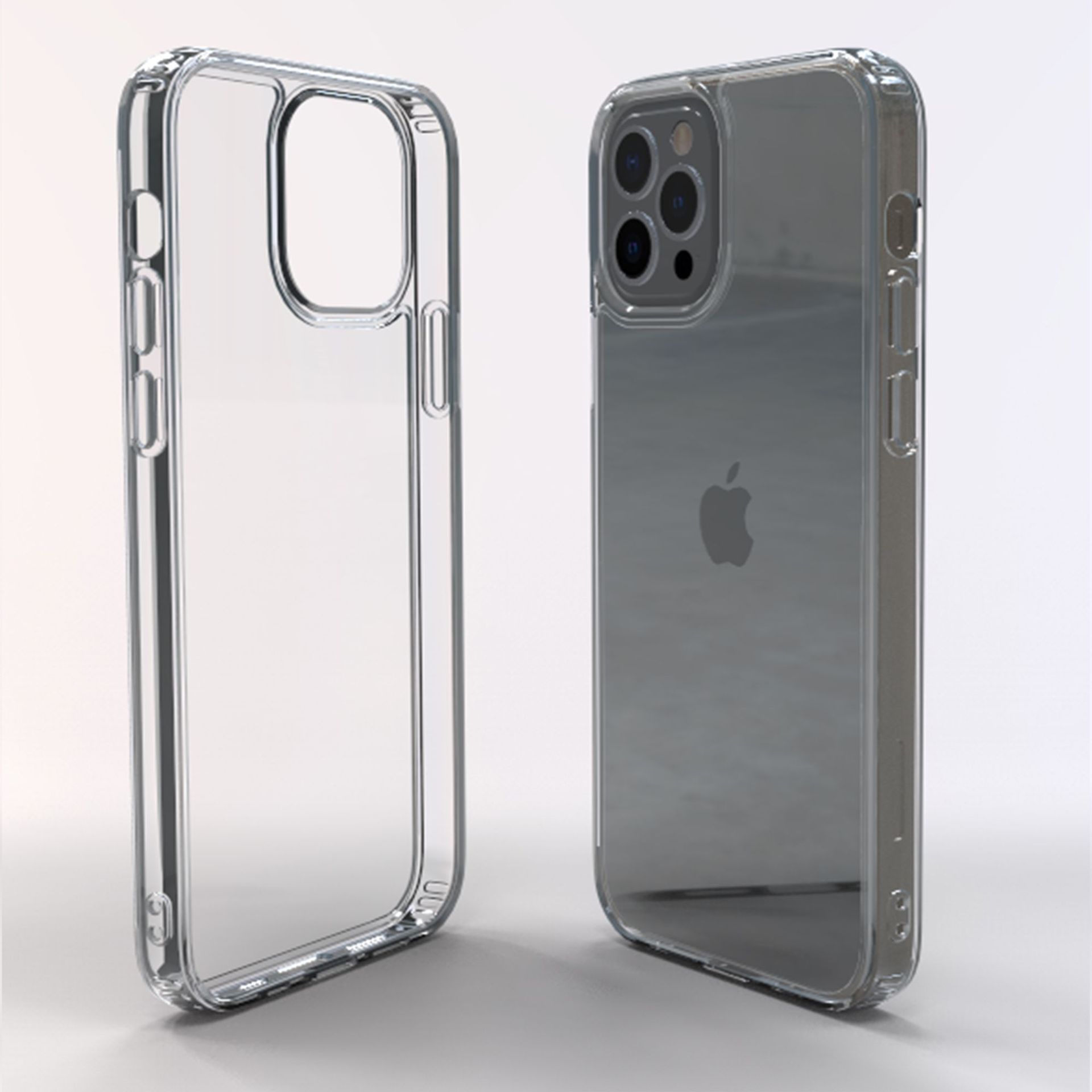 t适用iphone12promax手机壳 套啤钢化玻璃苹果12高透明手机套