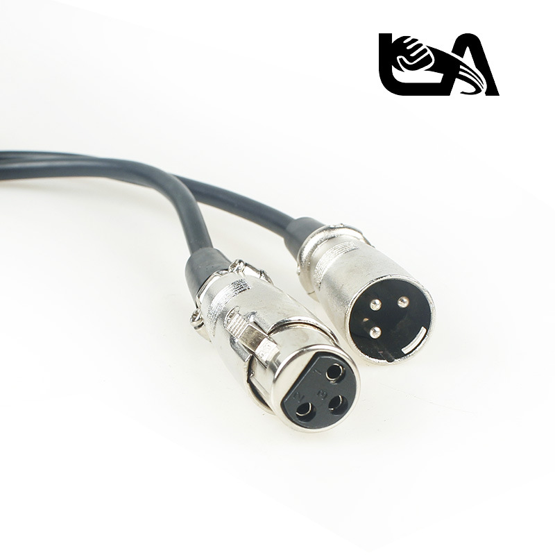 la洛聲双卡农音频线 ickb卡侬公对母高品质麦克风话筒音频卡农线