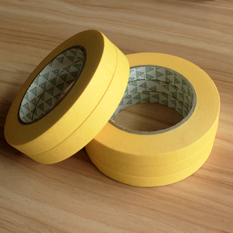 创意白色耐高温防水美纹纸胶带批发单面多用途办公喷漆遮蔽纸胶带