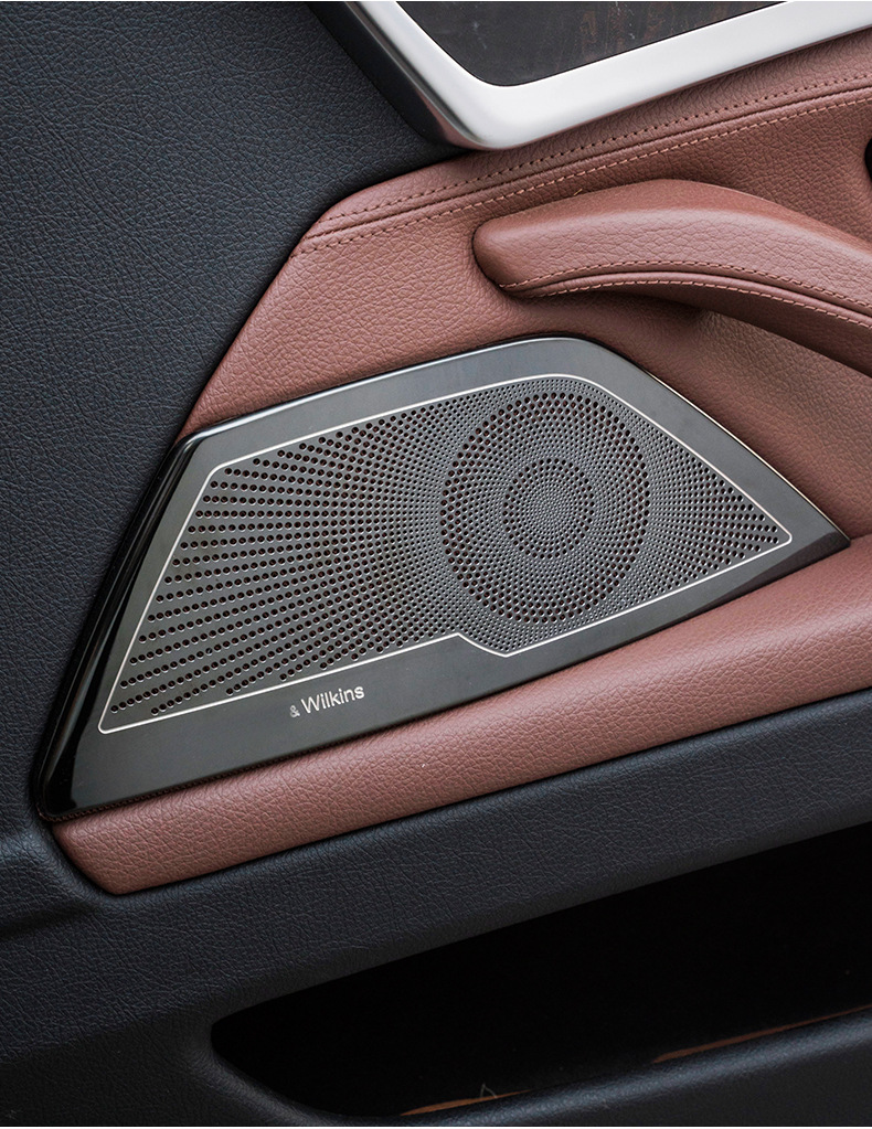 适用宝马5系f18f10宝华音响盖528li530li540li改装装饰车门喇叭罩