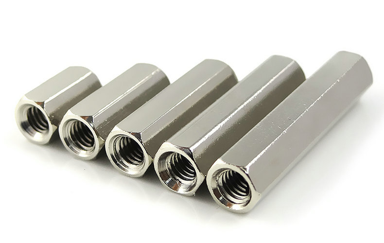 内六角全通内牙支撑隔离柱 双通加长铜内螺纹pcb板机箱间隔螺柱