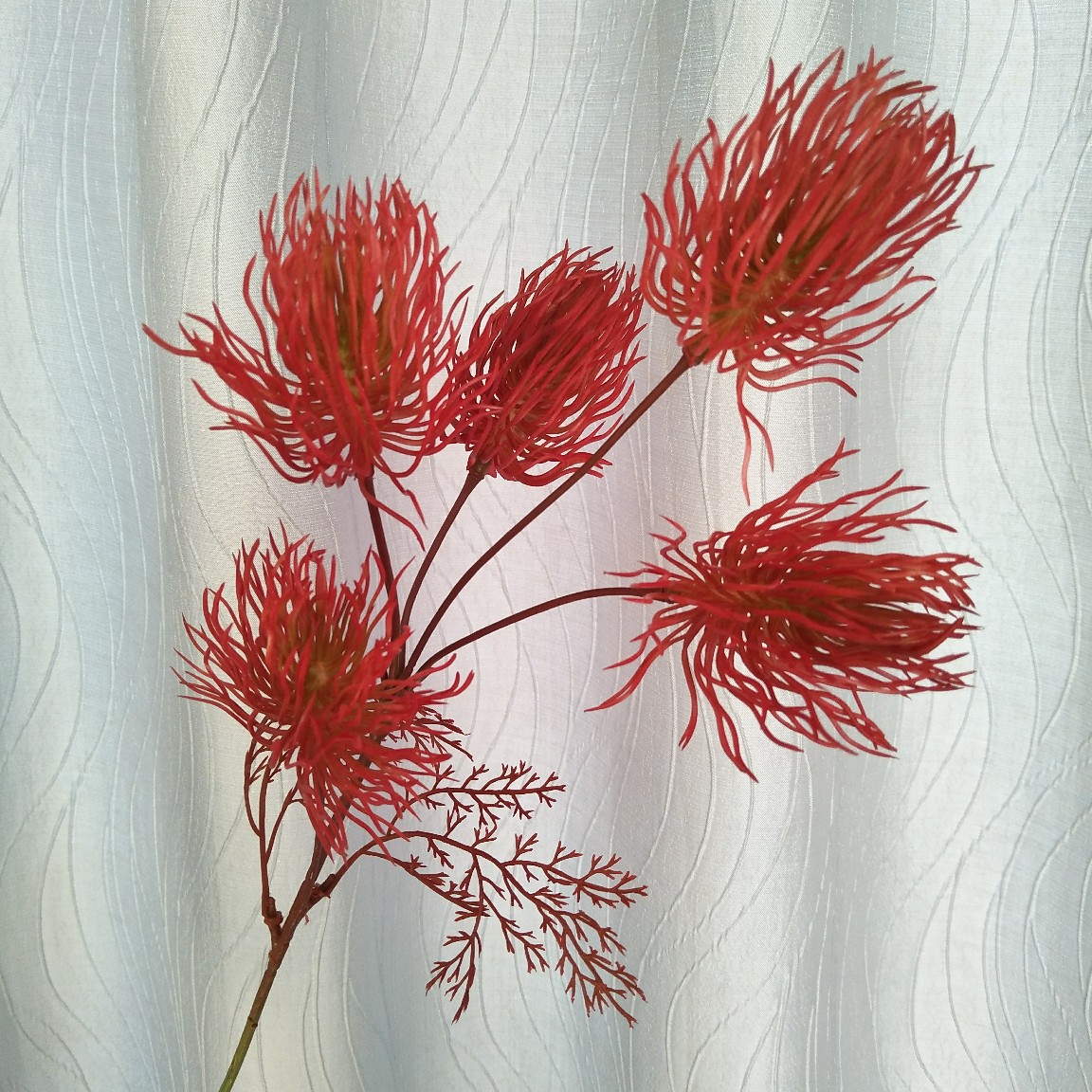 5头龙胆花 蒲公英刺球 北欧婚庆摄影 插花配材家居装饰仿真花假花