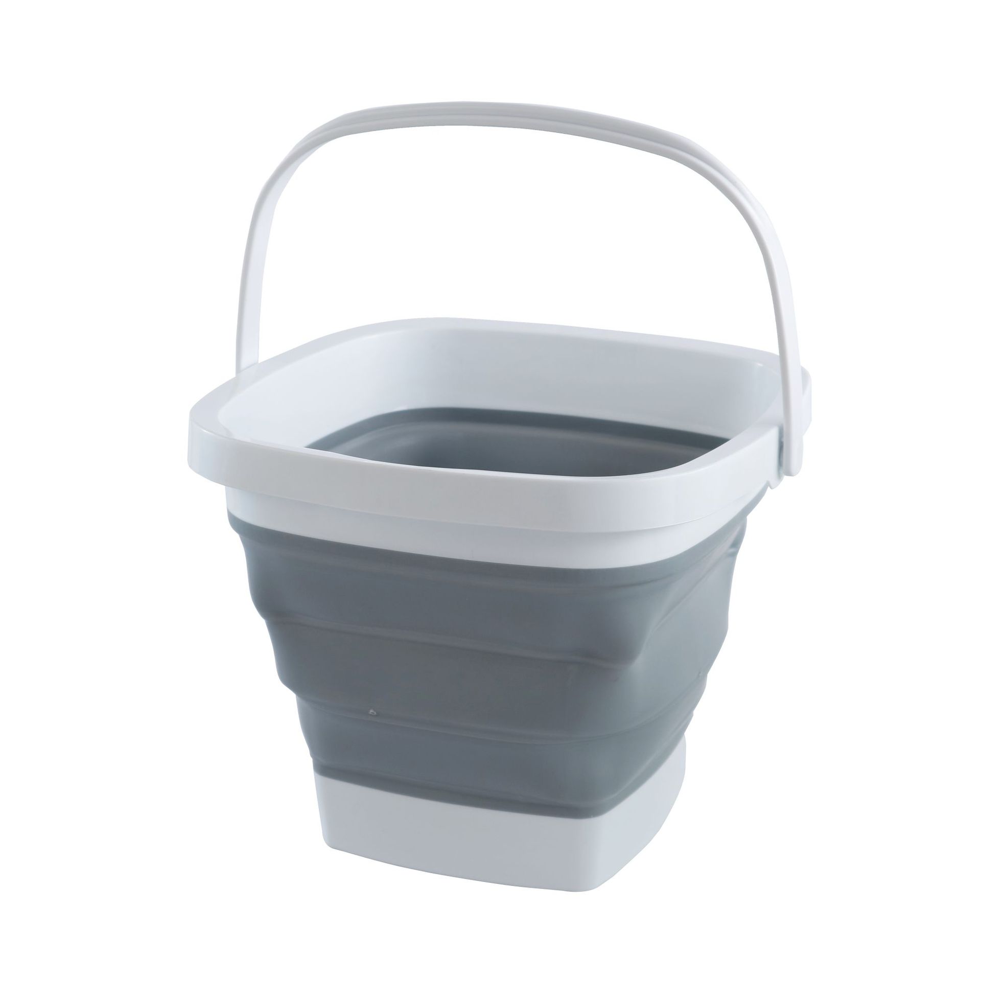 方形折叠水桶户外便携折叠桶洗车钓鱼桶有提手可悬挂三种规格颜色