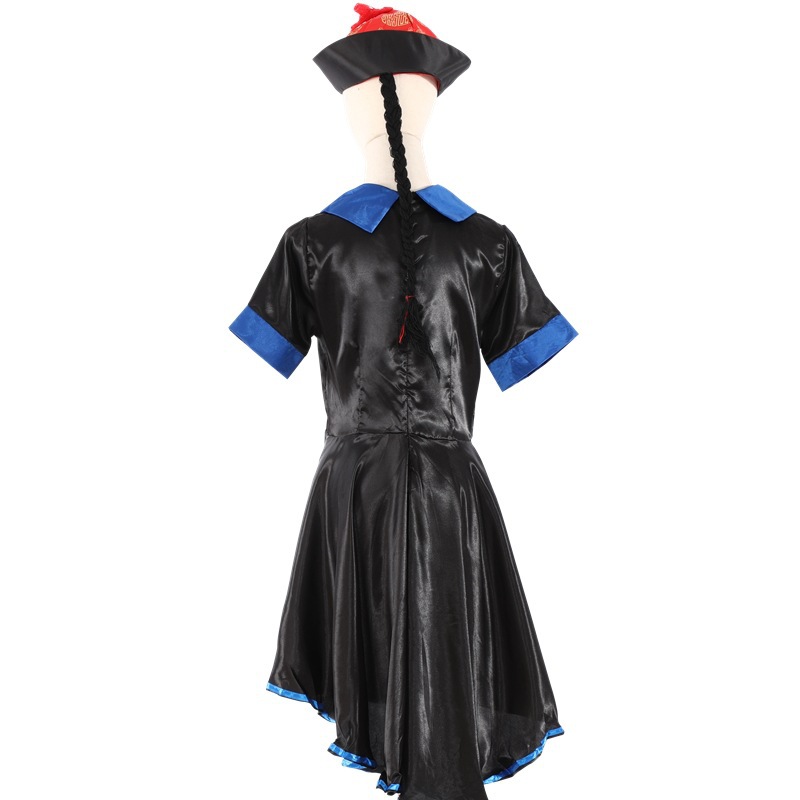 万圣节恐怖僵尸服复活节鬼节吓人道具清朝官僵尸服装套装吸血鬼服