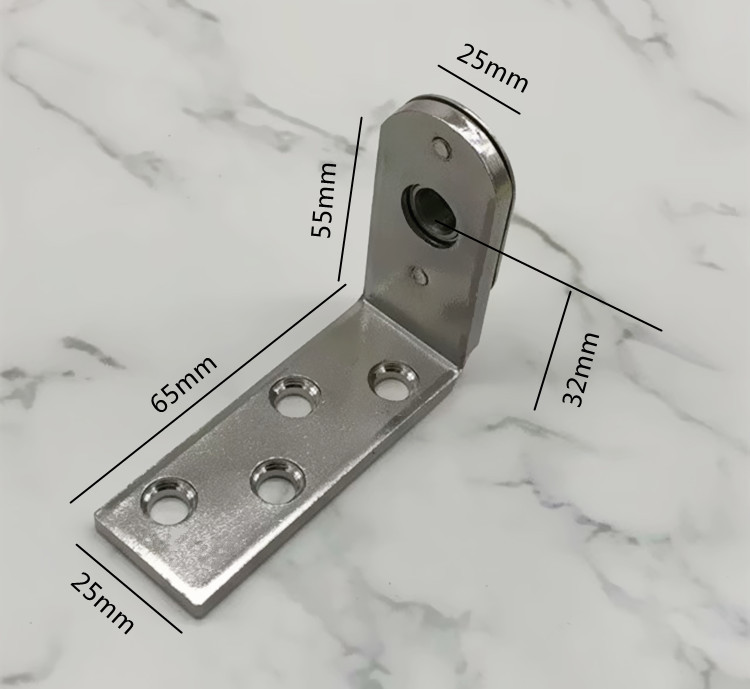 卫生间隐形门天地轴铰链内外开自由双开门合页双向牛仔门闭门器