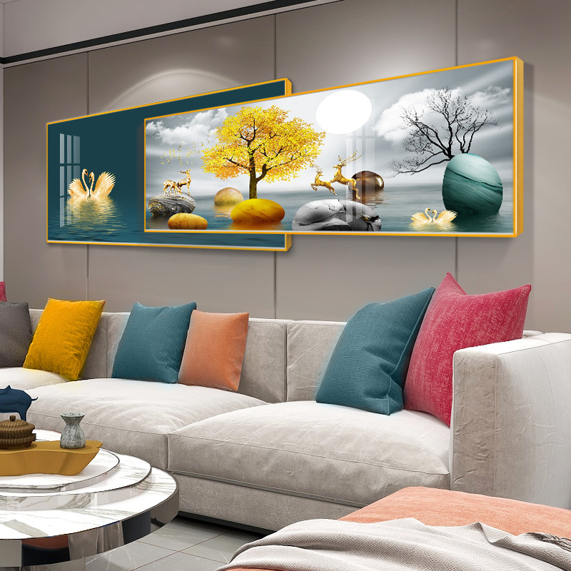 沙发背景墙图片