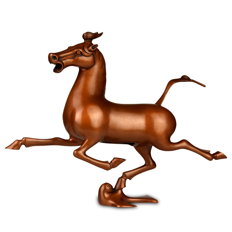 金蜗牛 马踏飞燕 室内陈设 书房办公室玄关摆件 观赏收藏 礼品