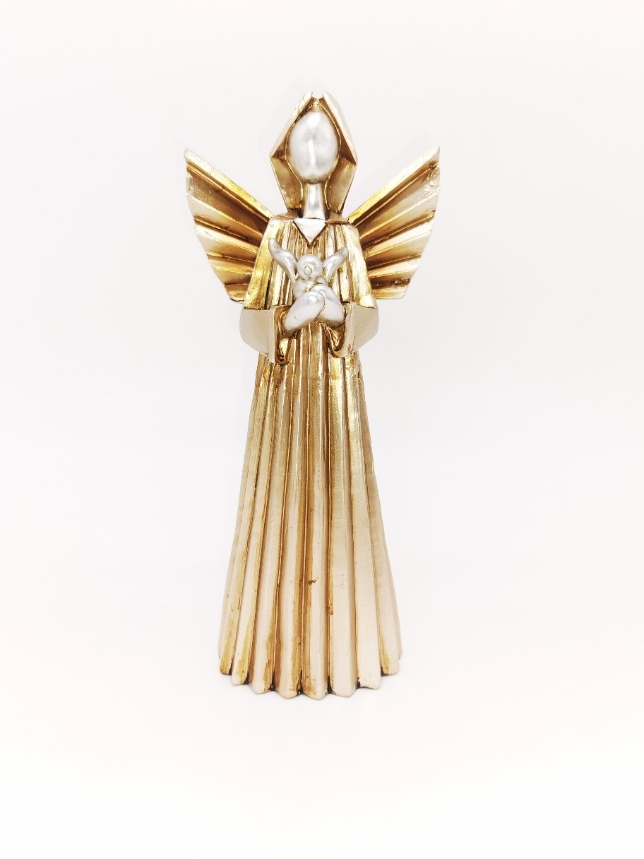 梦幻天使定制摆饰北欧卡通萌宠摆件金属漆效果