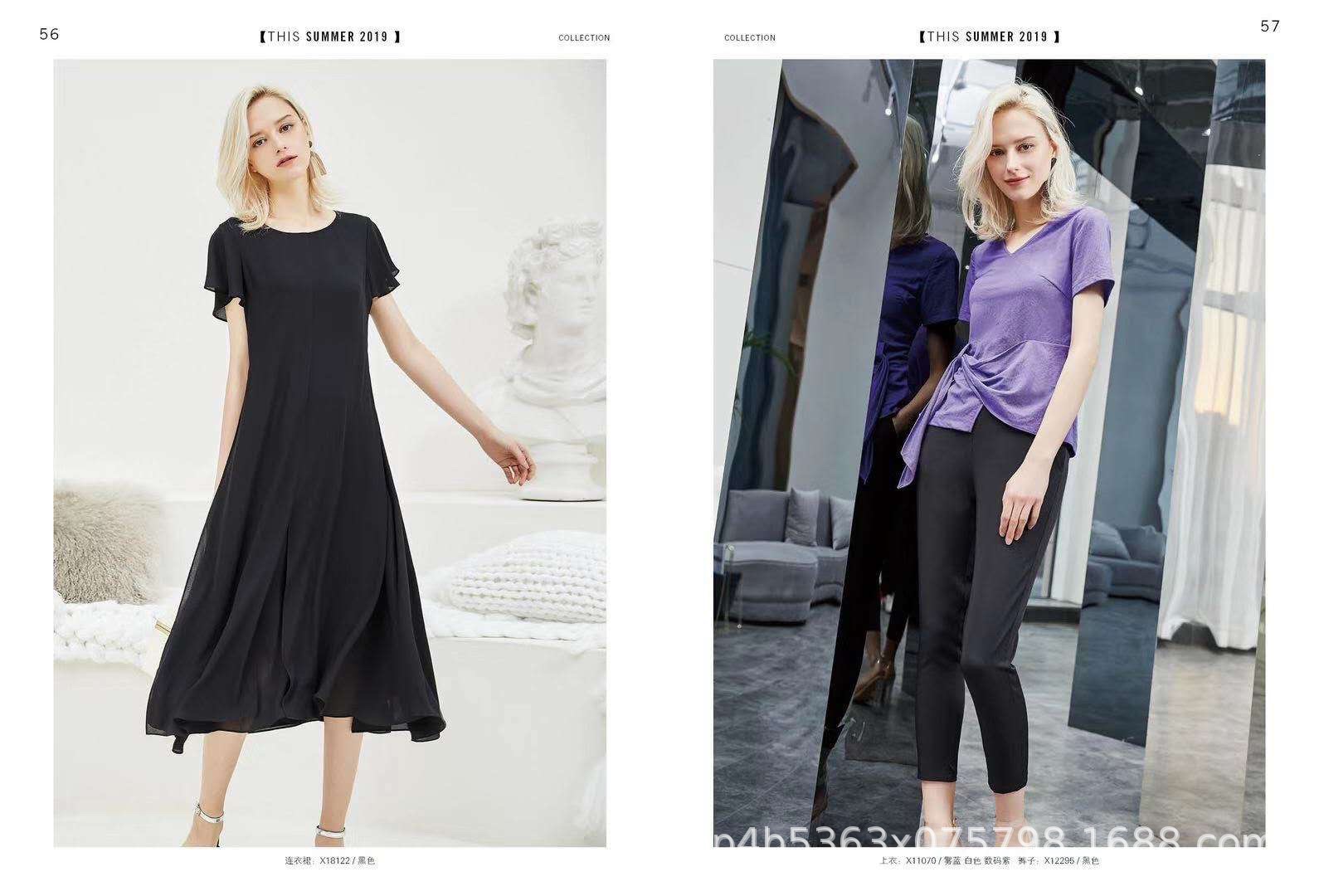 红雨鸶2020夏装广州木兰一线品牌折扣女装走份批发直播实体工厂店