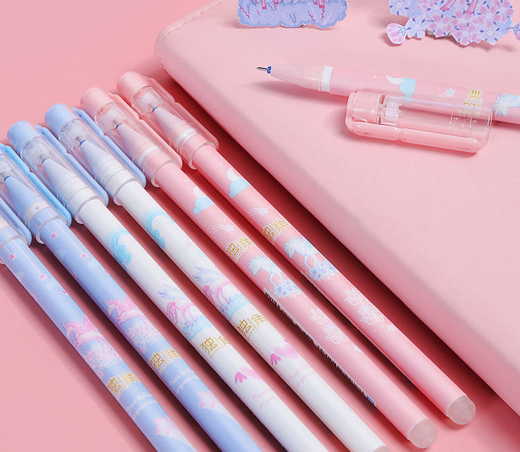 5笔芯晶蓝色魔力擦热可擦笔小学生用