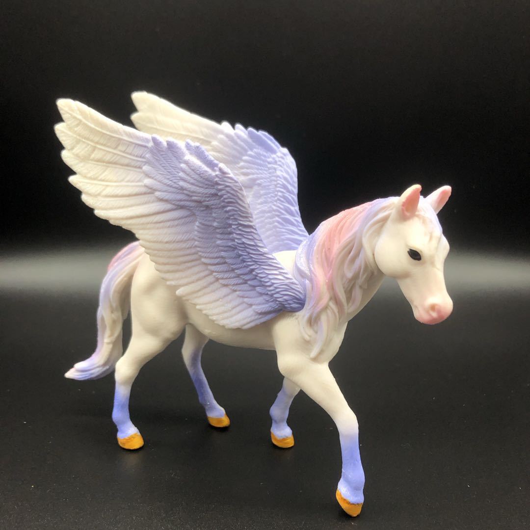 仿真动物模型 神话传说神马 天马 独角兽 飞马 魔兽龙