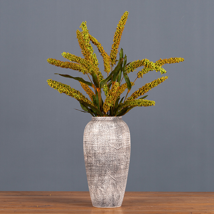 寓意大丰收猫尾谷手工稻谷仿真稻子稻穗装饰家居仿真花艺桌面摆件