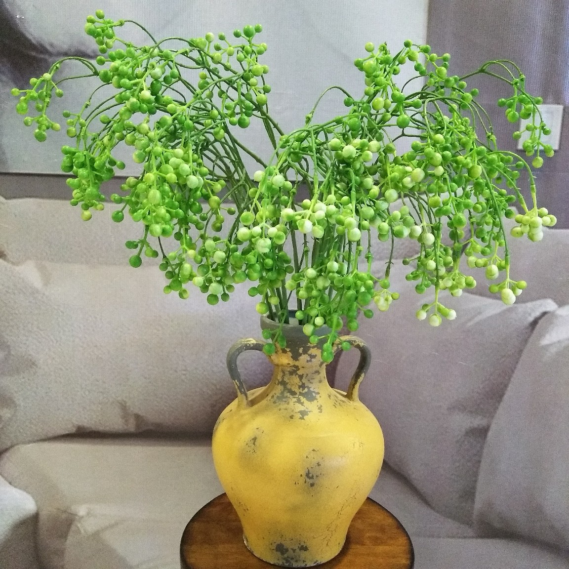 仿真塑胶情人果 相思果 果枝客厅样板间 装饰 婚庆仿真花假花果枝