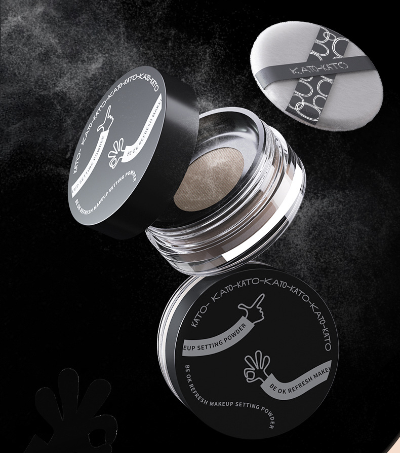 kato散粉定妆粉正品控油定妆持久遮瑕防水防汗不脱妆蜜粉学生平价