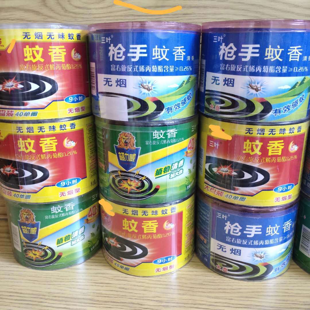 厂家批发 枪手桶装颤香无烟蚊香40大盘18桶蚊香家用孕婴儿童盘香