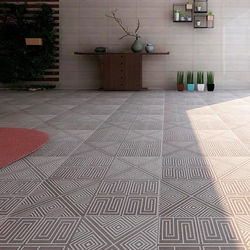 回字形仿古砖600x600复古室外院子地砖中式户外别墅院子防滑瓷砖