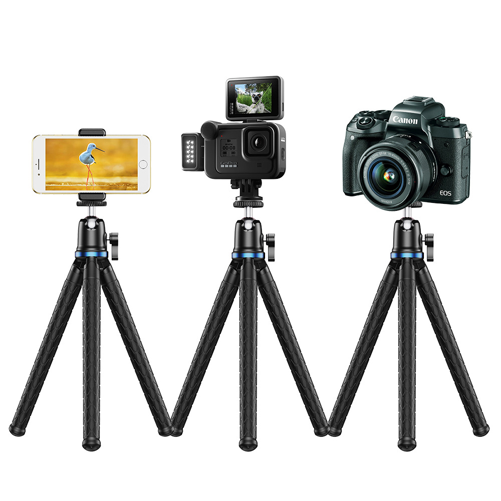 apexel手机自拍直播单反运动相机通用便携八爪鱼长焦专用三脚支架