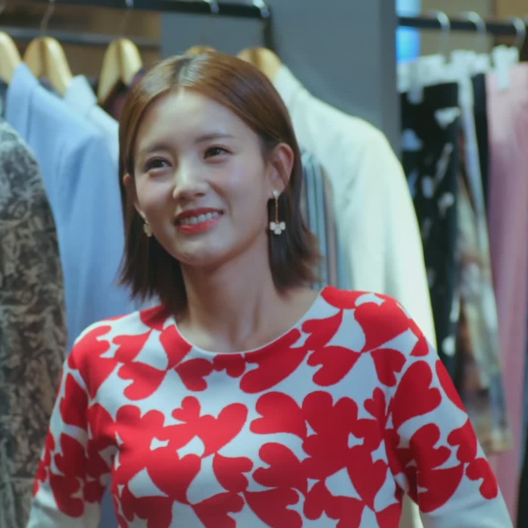 爱我就别想太多李一桐夏可可同款提花爱心针织衫套头毛衣加工定制