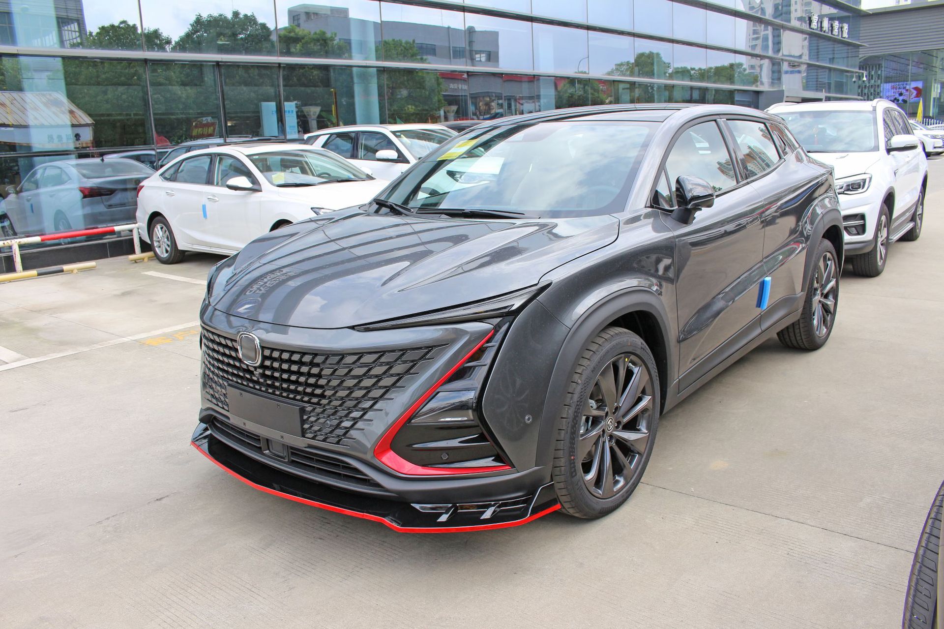 适用于20-22款长安uni-t改装前铲獠牙款改装前唇小包围保险杠包角