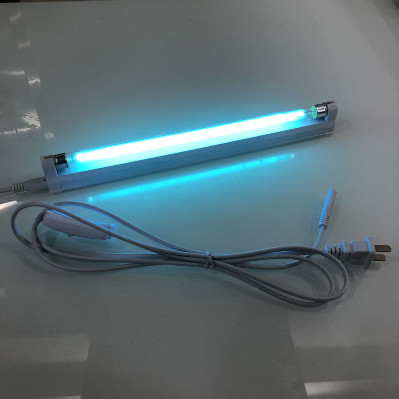 ledt5紫外线杀菌灯家用6w8w除螨灭菌器t8支架灯臭氧消毒灯管