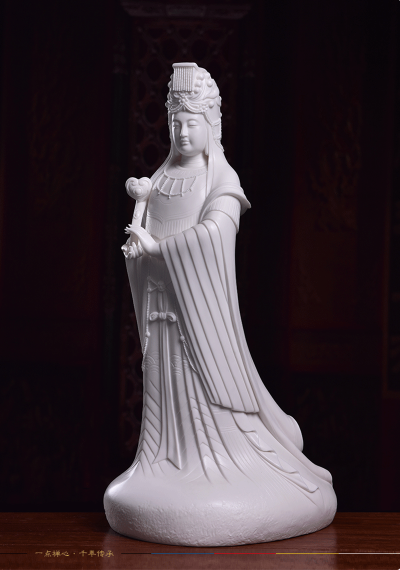 德化陶瓷工艺品佛像家居供奉菩萨摆件海神妈祖娘娘神像