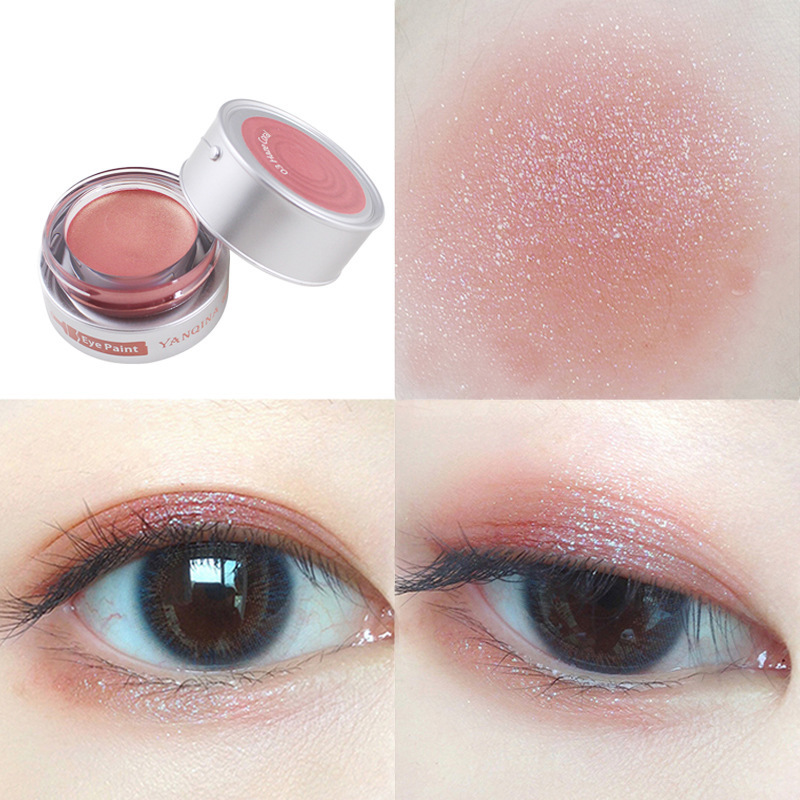 yanqina网红单色眼影土豆泥珠光闪亮ins超火眼影膏平价国货彩妆