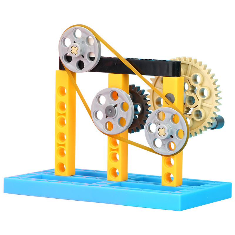 小学科学小实验diy玩具幼儿园科技手工制作材料小发明齿轮皮带轮