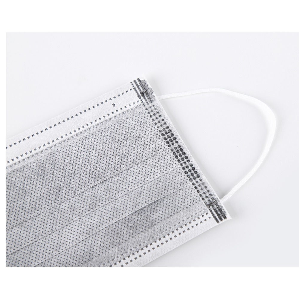 一次性灰色平面防尘口罩一次性活性炭口罩防异味防甲醛独立包装