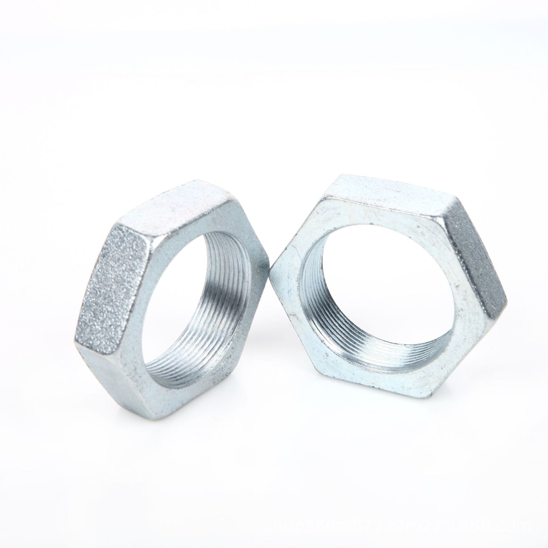 可定制螺母 din431薄型管螺母 直管螺纹 扁螺帽薄型